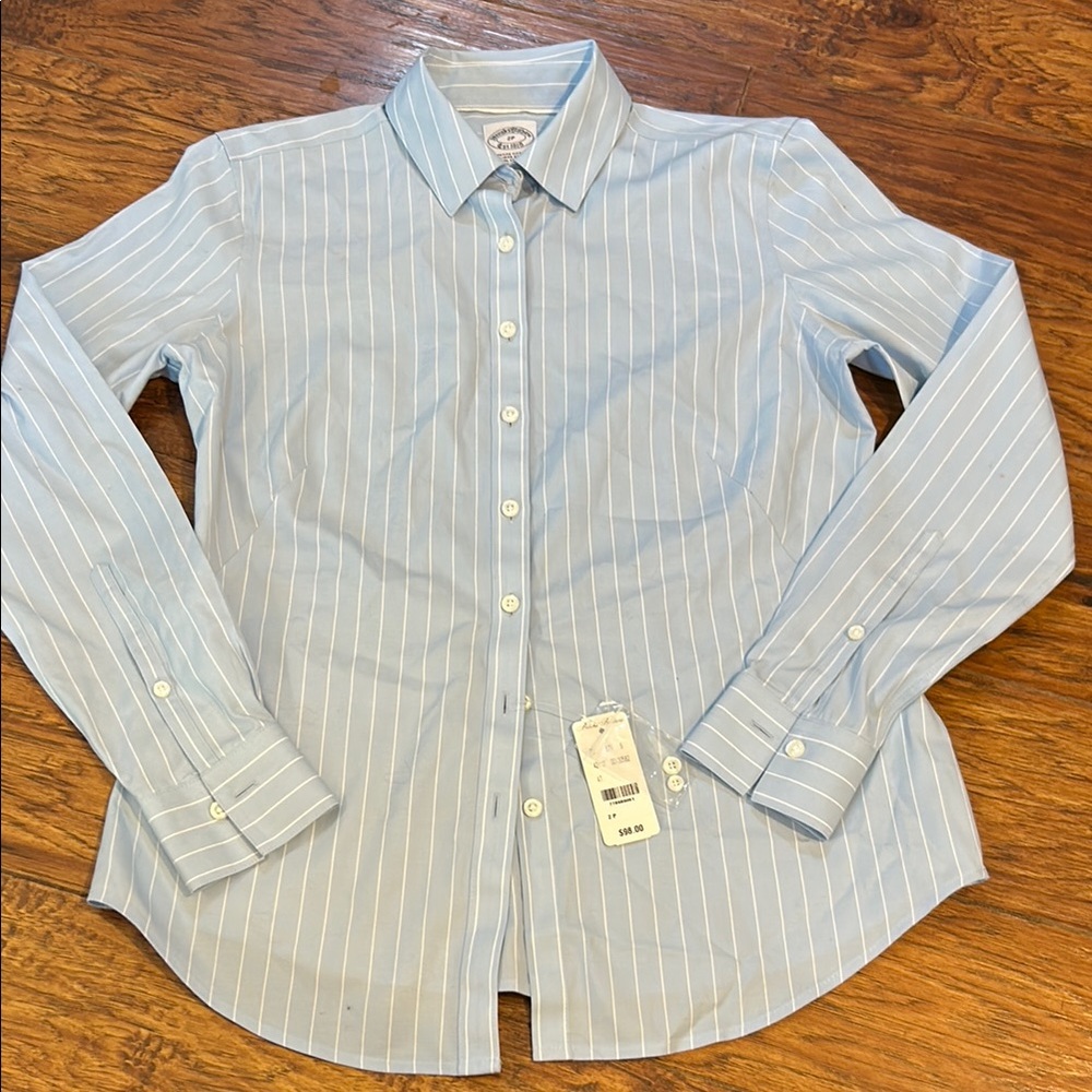 Women’s Blue Striped Shirt